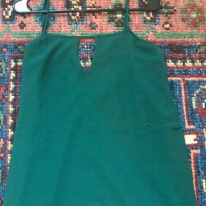 Tobi emerald sleeveless minidress